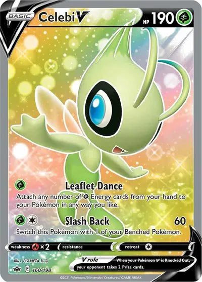 English CelebiV Pokemon Card