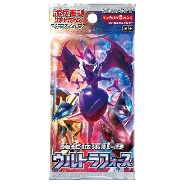 Japanese Ultra Force booster pack from Sun & Moon era