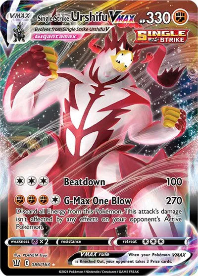 Urshifu Vmax Pokemon Card