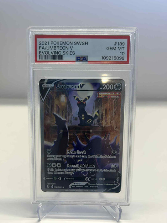 english Umbreon V full art psa 10