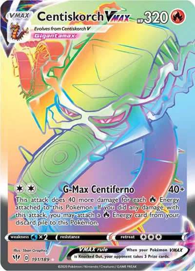Centiskorch Pokemon Card