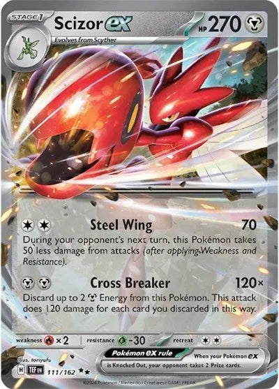 english scizoe ex pokemon card