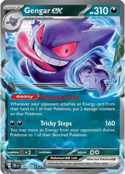 english gengar ex pokemon card