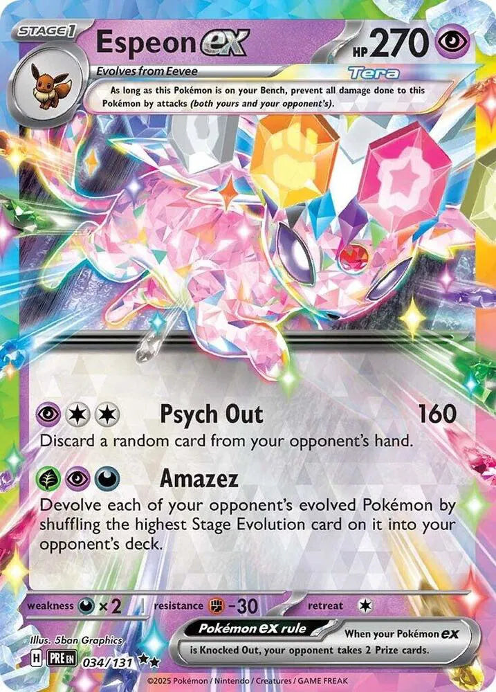 Espeon EX Pokemon Card