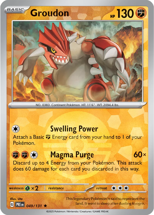 Groudon Poke Ball Pokemon Card