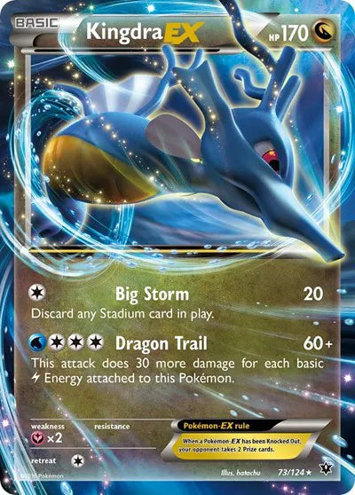 Kingdra EX Pokemon Card