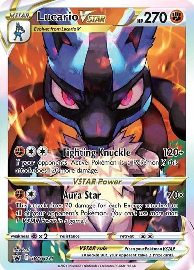Lucario Vstar Pokemon Card