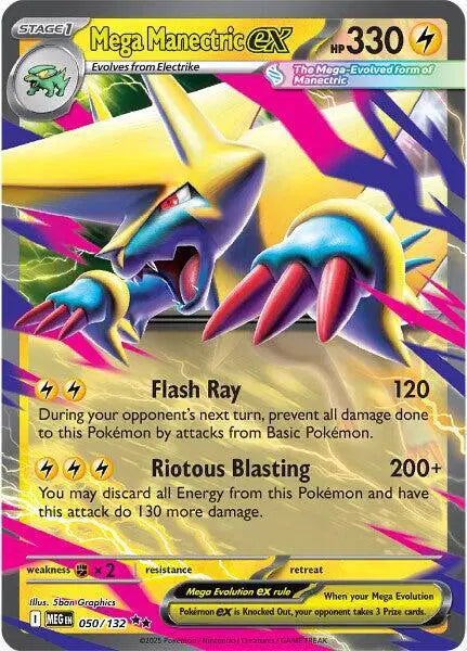 Mega Manectic EX - Mega Evoltuions - 050/132