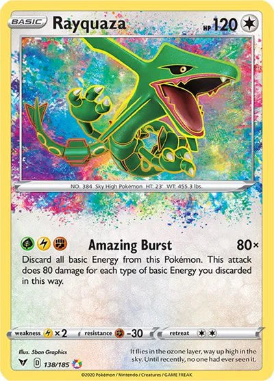 Rayquaza Pokemon Card