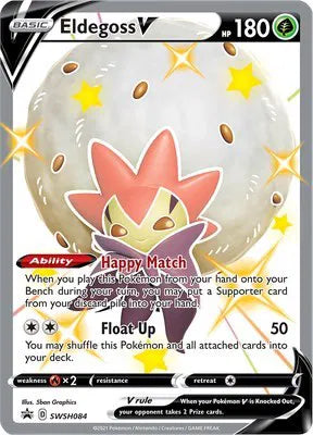 Shiny Eldegoss Pokemon Card