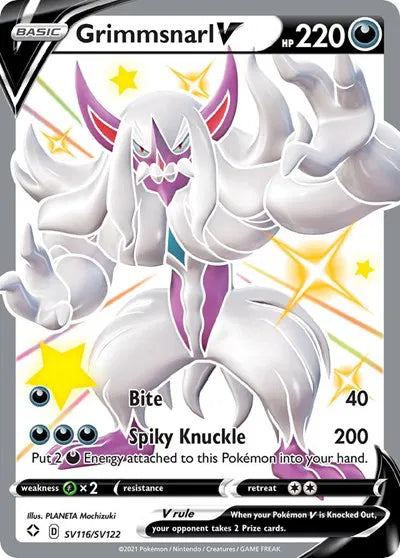 Shiny Grimmsnarl Pokemon Card