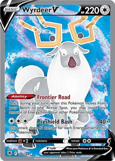 Wyrdeer V English Pokemon Card