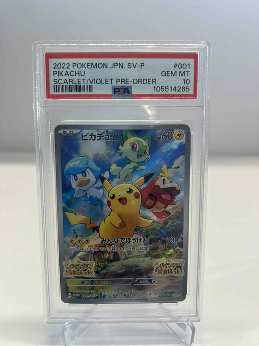Pikachu scarlet & Violet promo psa 10